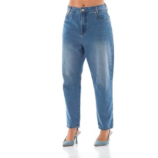 Calça Jeans Feminina Arauto Ballon Denim Vibe