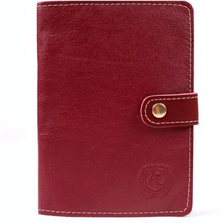 Porta Passaporte em Couro Artlux - VERMELHO