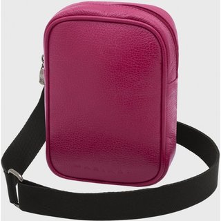 Bolsa Crossbody de Couro Mariart Lolla Magenta