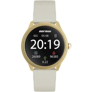 Relógio Smartwatch Mormaii Touchscreen Feminino Dourado