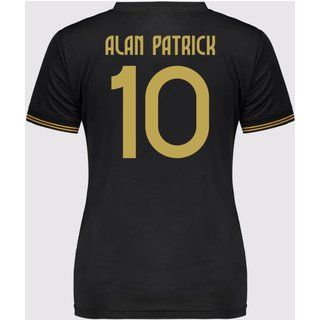 Camisa Internacional Feminina Preta e Dourada 10 Alan Patrick