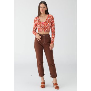 Blusa Cropped Lez a Lez Sevilha Laranja