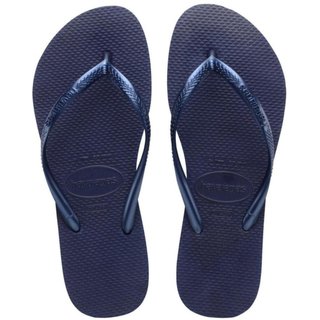 Chinelo Feminino Havaianas Slim Marinho Azul