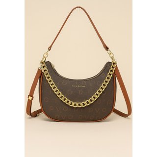 Bolsa Pequena D Bell Outlet Fashion Marrom