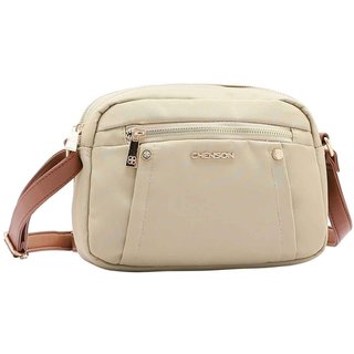 Bolsa Feminina Chenson Microfiber Bege 3184585