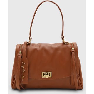 Bolsa Feminina Luiza Barcelos Média Caramelo