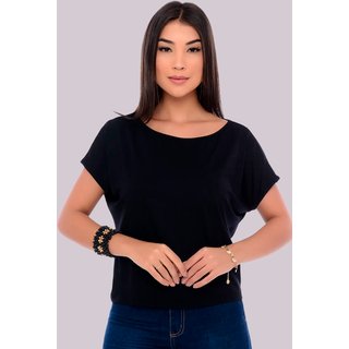 Blusa M/C Soltinha B’Bonnie Arielle Preto