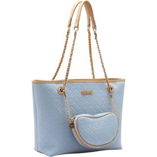 Bolsa Feminina Chenson Original Matelassê Cute Ombro Azul 3484978