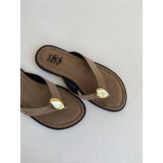 Chinelo Feminino GIGI Camurça Taupe
