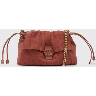 Bolsa Tiracolo Feminina Arezzo Shoulder Drapeada Rosa