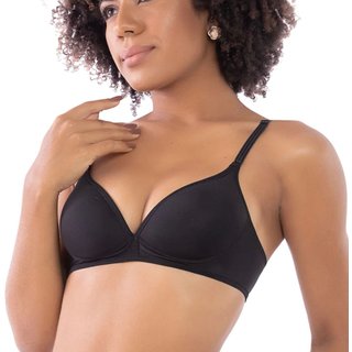 Kit Com 2 Sutiãs Feminino Com Bojo E Sem Aro DelRio