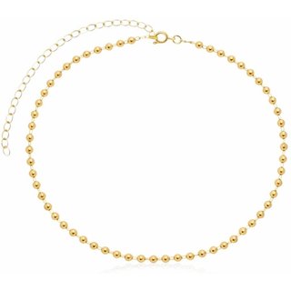 Choker Bolinhas Banhada a Ouro 18k