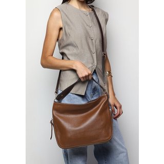 Bolsa SN Couros Flórida Caramelo/Marrom