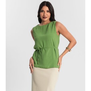 Regata Feminina com Amarração Rovitex Verde