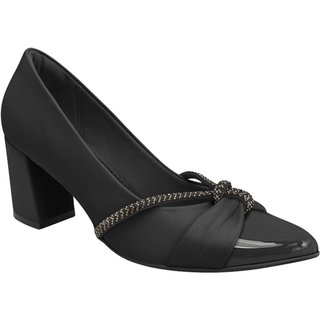 Scarpin Luiza Salto Alto Preto