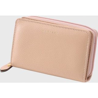 Carteira de Couro Mariart 701 Creme