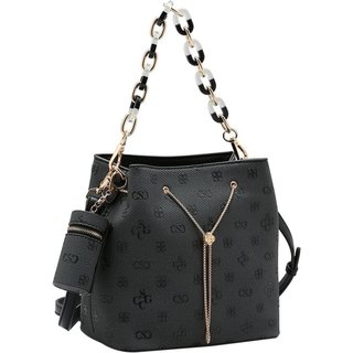 Bolsa Feminina Chenson Monograma Atemporal 3485415 Preto