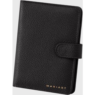 Porta-Passaporte Couro Mariart 741 Preto