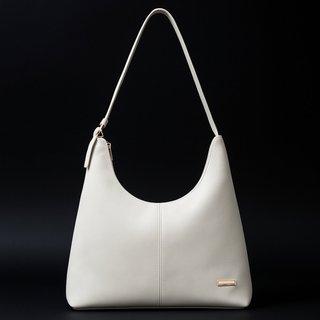 Bolsas Femininas De Ombro Grande Meia Lua Tira Colo Marfim