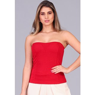Blusa Tomara que Caia com Bojo B'Bonnie Vermelho
