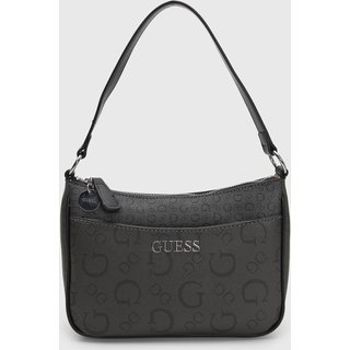 Bolsa Média Feminina Guess Monograma Grafite