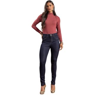Calça Skinny Feminina - Black Jeans - Denin Escuro