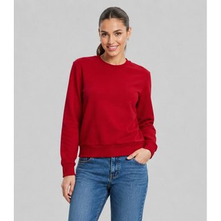 Blusão Feminino Básico de Moletom Rovitex Vermelho