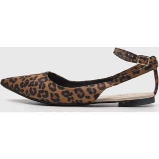 Sapatilha Feminina cê Animal Print Onça Marrom