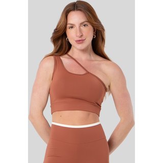Top Fitness Poliamida Alcinha Transpassada Confortável