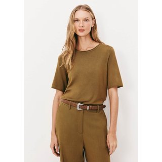 Blusa Feminina Manga Curta Em Tricô Leve Hering