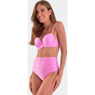 Biquíni Areia Branca Baly Hot Pant Rosa