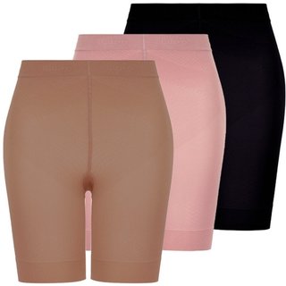 Kit com 3 Shorts Feminino Modelador Up Line Loba 5690-003 Rosa