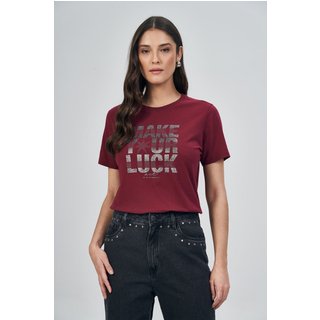 T-Shirt Luck Feminina Acostamento