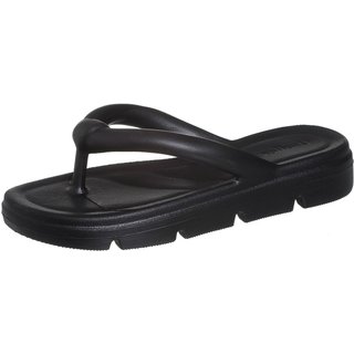 Chinelo Feminino Dedo Poofy Plataforma Eva Preto
