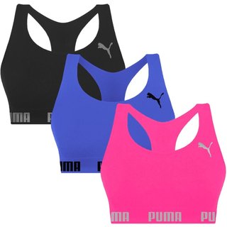 Kit 3 Tops Puma Nadador Sem Costura Feminino