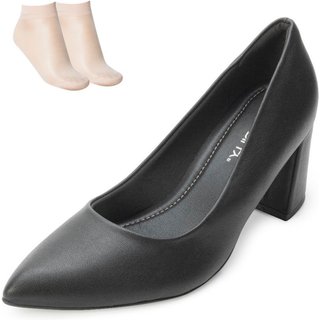 Scarpin Salto Piccadilly e Meia PD23-745135 Preto