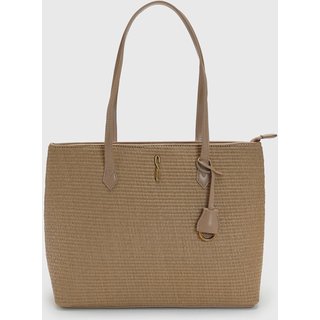 Bolsa Feminina Santa Lolla Texturizada Bege