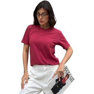 Camiseta Feminina Cereja Personalizada