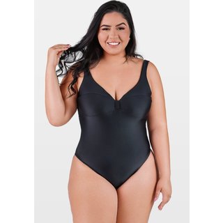 Maiô Plus Size Summer Soul Com Bojo e Fecho Preto