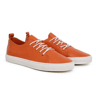 TENIS FEMININO CANO BAIXO DE COURO Ref.:1810 TOPÁZIO