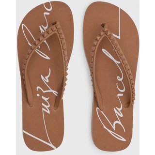 Chinelo Luiza Barcelos De Dedo Marrom