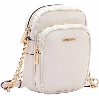Bolsa Feminina Chenson Original Transversal Off-White 3484934