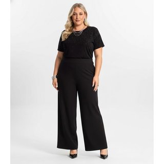 Blusa Feminina Manga Curta Plus Size Secret Glam Preto