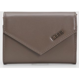 Carteira Feminina Santa Lolla Aba Envelope Marrom