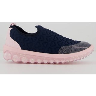 Tênis Bibi Roller 2.0 Coração Marinho e Rosa