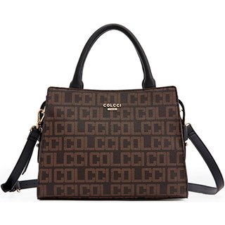 Bolsa Tote Colcci Monograma Pr25 Cafe Feminino