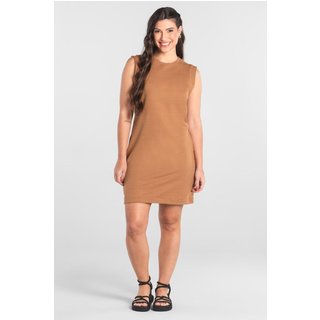 Vestido Adulto em Moletinho Flamê Just Basic Marrom