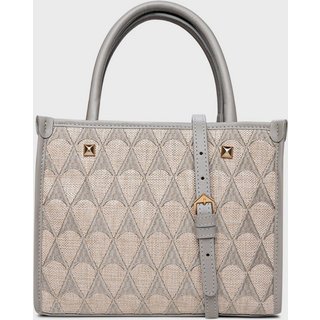 Bolsa Tote Canvas Carrano 800814 Cinza