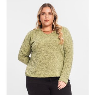 Blusa Feminina Plus Infinita Cor Amarelo