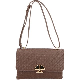 Bolsa Trama Luiza Barcelos 77771291 Marrom Escuro